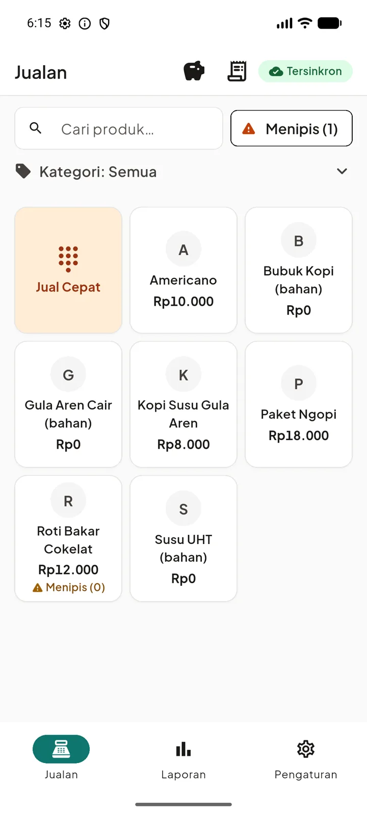 Tangkapan layar: POS Cepat